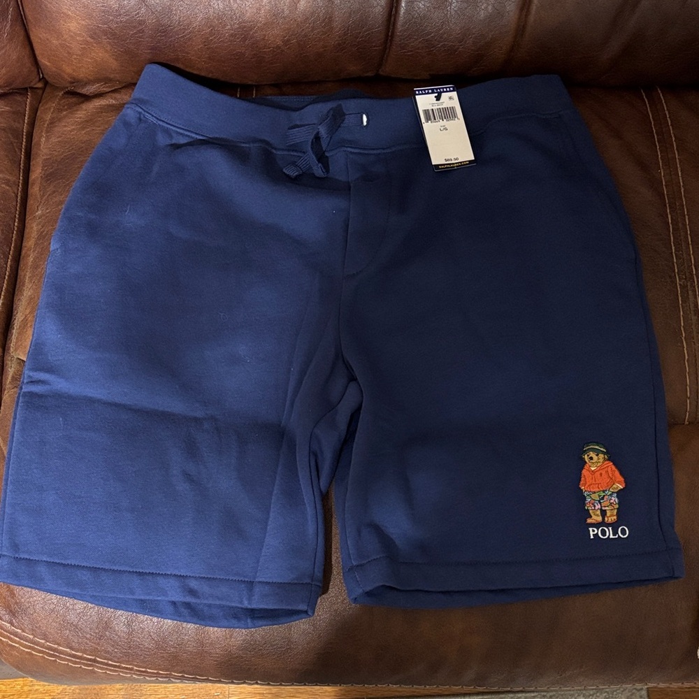 Polo by Ralph Lauren Men's Blue Athletic Shorts